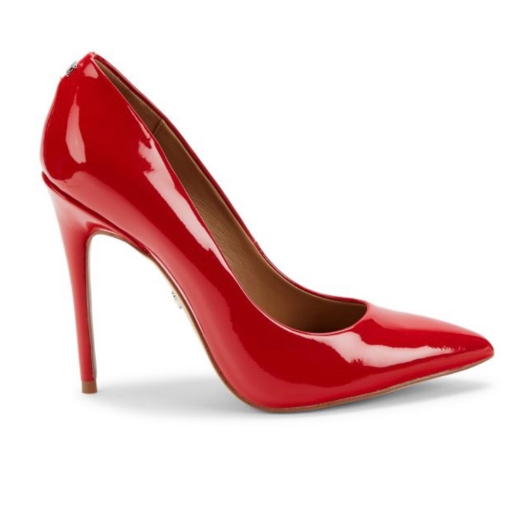 NWT Sam Edelman Danna Ruby Red Stilettos Patent 8.5M. Very Sassy/Classy